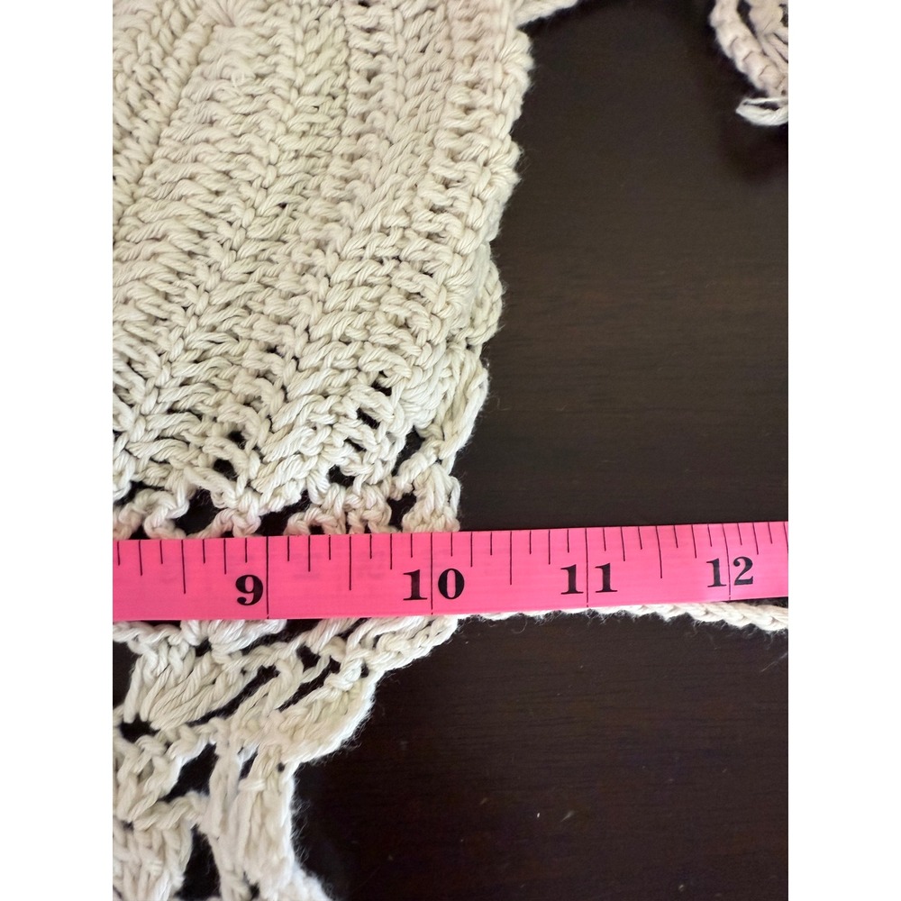Crochet‎ Knit Dress Women's Small/Medium Sleeveless Backless Cover Up Stretch - Picture 4 of 6